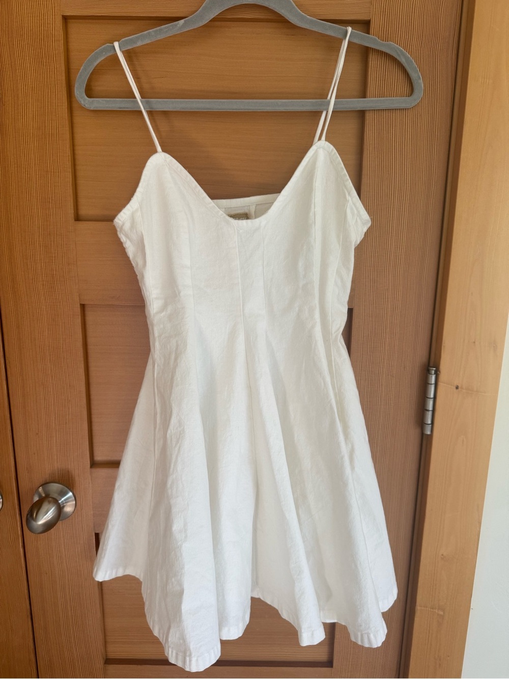 Free People Tan Lines Linen Mini Dress - Picture 3 of 5